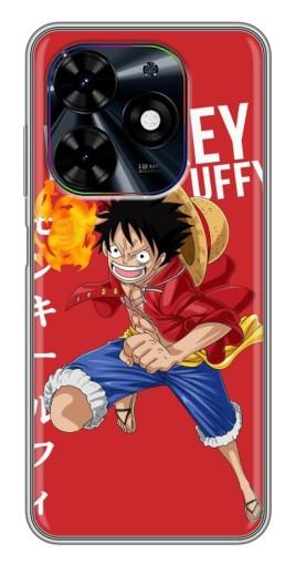 Чехол с принтом "Атакующий D Luffy" для Tecno Spark Go 2024 (BG6)