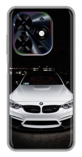 Чехол с картинкой "Белая БМВ" для Tecno Spark Go 2024 (BG6)
