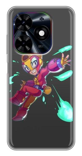 Чехол с принтом "Боец MAX" для Tecno Spark Go 2024 (BG6)