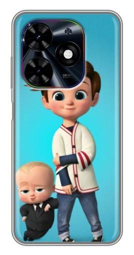 Чехол с принтом "Boss and Boy" для Tecno Spark Go 2024 (BG6)