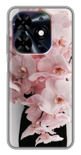 Чехол с печатью "Букет орхидеи" для Tecno Spark Go 2024 (BG6)