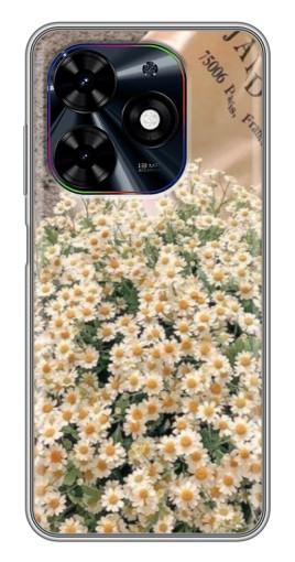 Чехол с картинкой "Букет ромашек" для Tecno Spark Go 2024 (BG6)