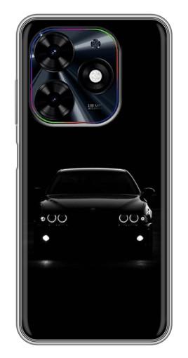 Чехол с принтом "Черный бумер" для Tecno Spark Go 2024 (BG6)