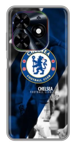 Чехол с печатью "Club Chelsea" для Tecno Spark Go 2024 (BG6)