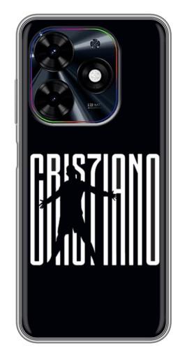 Чехол с печатью "Cristiano" для Tecno Spark Go 2024 (BG6)