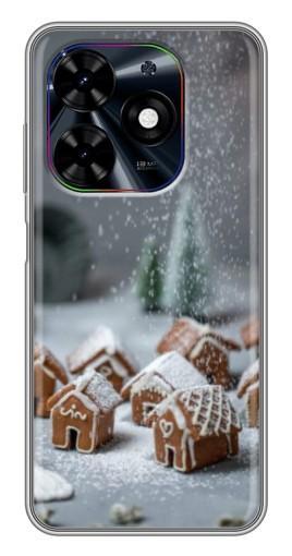 Чехол с картинкой "Домики из пряников" для Tecno Spark Go 2024 (BG6)