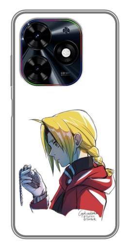 Чехол с картинкой "Эд Эрлик с часами" для Tecno Spark Go 2024 (BG6)