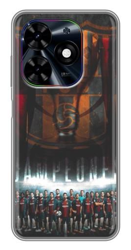Чехол с принтом "FCB Campeones" для Tecno Spark Go 2024 (BG6)