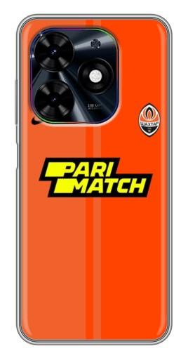 Чехол с картинкой "Форма ФК Шахтер" для Tecno Spark Go 2024 (BG6)