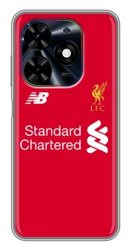 Чехол с принтом "Форма Liverpool" для Tecno Spark Go 2024 (BG6)