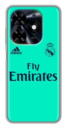 Чехол с печатью "Форма Реала" для Tecno Spark Go 2024 (BG6)