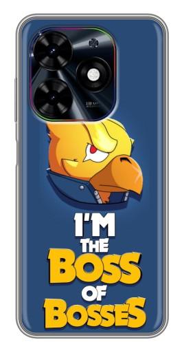 Силиконовый чехол с изображением "Gold Boss" для Tecno Spark Go 2024 (BG6)