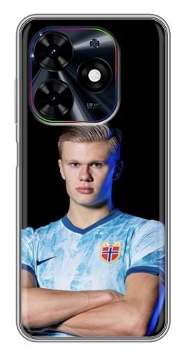 Силиконовый чехол с изображением "Холанд Норвежец" для Tecno Spark Go 2024 (BG6)