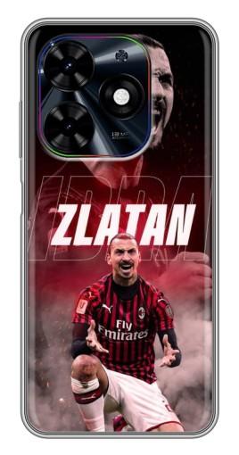 Чехол с печатью "Ибра Златан" для Tecno Spark Go 2024 (BG6)