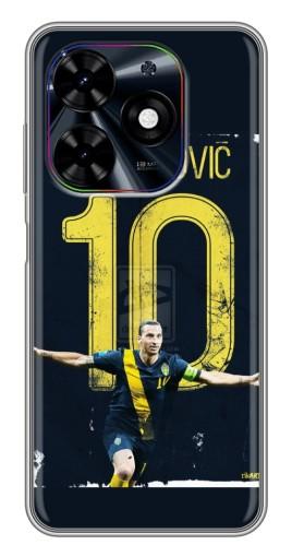 Чехол с картинкой "Ибрагимович 10" для Tecno Spark Go 2024 (BG6)