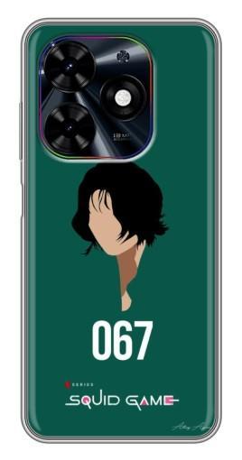 Чехол с принтом "Игрок 067" для Tecno Spark Go 2024 (BG6)