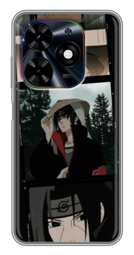 Силиконовый чехол с изображением "Итачи на фото" для Tecno Spark Go 2024 (BG6)