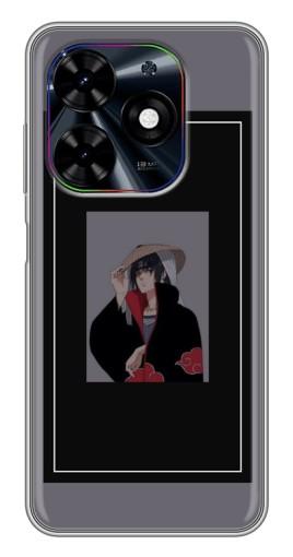 Чехол с печатью "Итачи в рамке" для Tecno Spark Go 2024 (BG6)