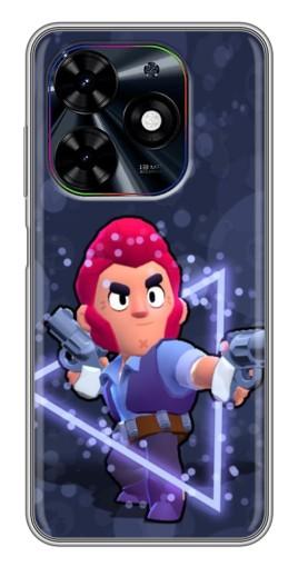 Чехол с печатью "Кольт Бравл" для Tecno Spark Go 2024 (BG6)