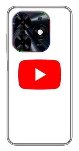 Чехол с картинкой "Красная кнопка" для Tecno Spark Go 2024 (BG6)