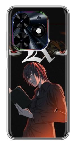 Чехол с печатью "Лайт Ягами Death Note" для Tecno Spark Go 2024 (BG6)