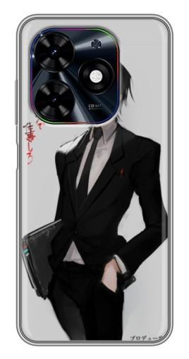 Силиконовый чехол с изображением "Лелуш в очках" для Tecno Spark Go 2024 (BG6)