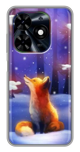 Чехол с принтом "Лисичка в лесу" для Tecno Spark Go 2024 (BG6)