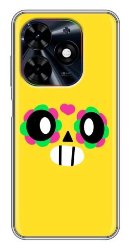 Силиконовый чехол с изображением "Лицо Поко" для Tecno Spark Go 2024 (BG6)