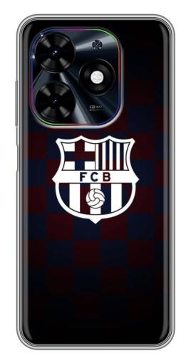Чехол с принтом "Лого FCB" для Tecno Spark Go 2024 (BG6)