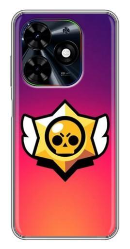 Чехол с принтом "Логотип Brawl Stars" для Tecno Spark Go 2024 (BG6)