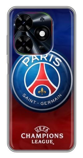 Силиконовый чехол с изображением "Логотип ПСЖ" для Tecno Spark Go 2024 (BG6)