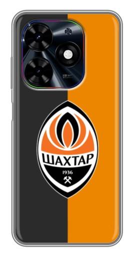 Силиконовый чехол с изображением "Логотип Шахтера" для Tecno Spark Go 2024 (BG6)