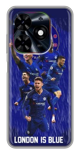 Чехол с печатью "London is Blue" для Tecno Spark Go 2024 (BG6)