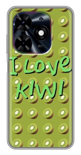 Чехол с принтом "Love Kiwi" для Tecno Spark Go 2024 (BG6)