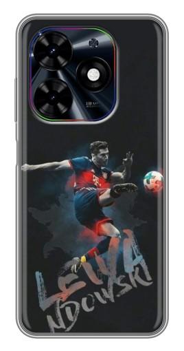 Силиконовый чехол с изображением "Лёва" для Tecno Spark Go 2024 (BG6)