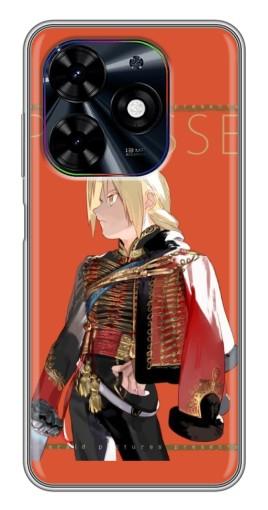 Чехол с картинкой "Майор Элрик" для Tecno Spark Go 2024 (BG6)