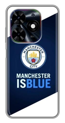 Чехол с картинкой "Manchester is Blue" для Tecno Spark Go 2024 (BG6)