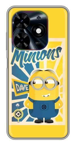 Чехол с картинкой "Minions" для Tecno Spark Go 2024 (BG6)