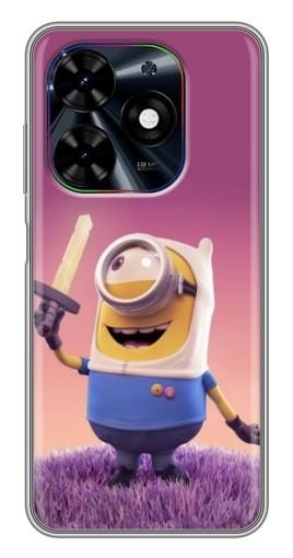 Чехол с принтом "Миньон с мечом" для Tecno Spark Go 2024 (BG6)