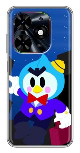 Чехол с картинкой "Мистер Пи с чемоданчиком" для Tecno Spark Go 2024 (BG6)