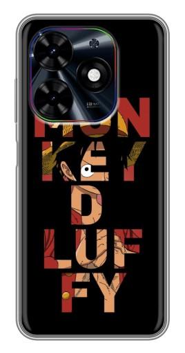 Чехол с принтом "Monky d Luffy" для Tecno Spark Go 2024 (BG6)