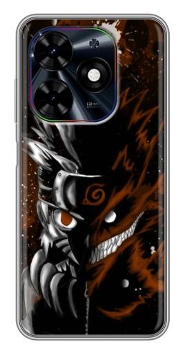 Чехол с принтом "Наруто Курама" для Tecno Spark Go 2024 (BG6)