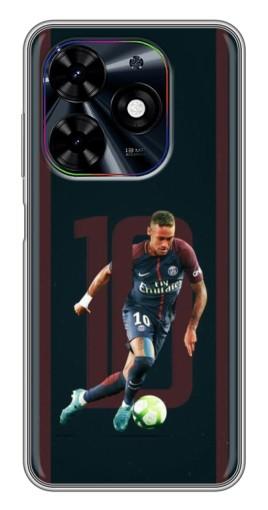 Чехол с принтом "Неймар 10" для Tecno Spark Go 2024 (BG6)