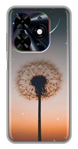 Чехол с печатью "Ночной одуванчик" для Tecno Spark Go 2024 (BG6)