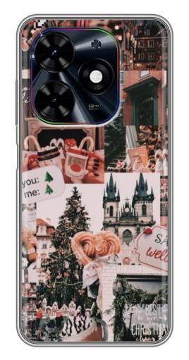 Чехол с картинкой "Новогоднее настроение" для Tecno Spark Go 2024 (BG6)