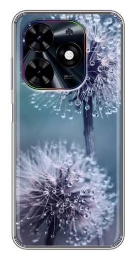 Чехол с картинкой "Одуванчик с капельками" для Tecno Spark Go 2024 (BG6)