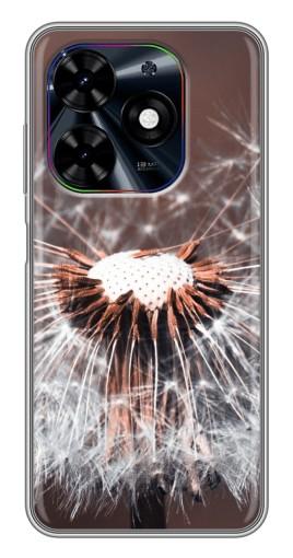 Чехол с печатью "Одуванчик вблизи" для Tecno Spark Go 2024 (BG6)