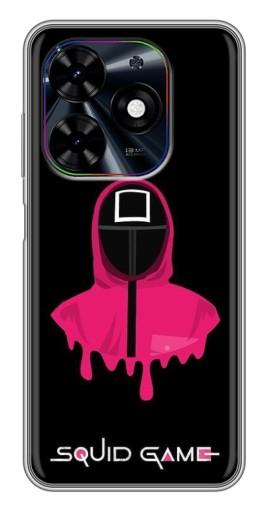 Чехол с печатью "Охранник с Квадратом" для Tecno Spark Go 2024 (BG6)