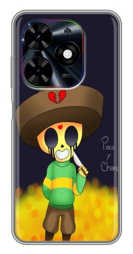 Чехол с печатью "Poco y Chara" для Tecno Spark Go 2024 (BG6)