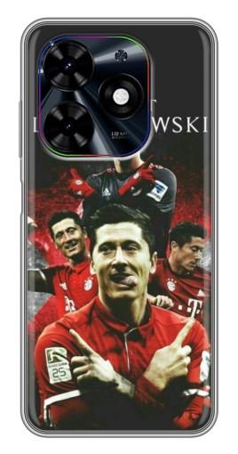 Чехол с печатью "Польский футболист" для Tecno Spark Go 2024 (BG6)